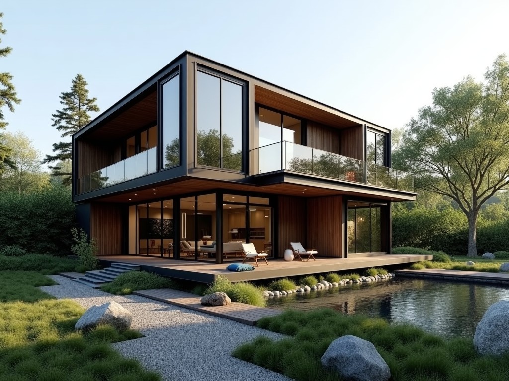 Anti Corrosion Steel Structure Villa House