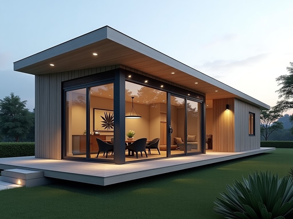 B2B Durable Steel Frame Villa Design
