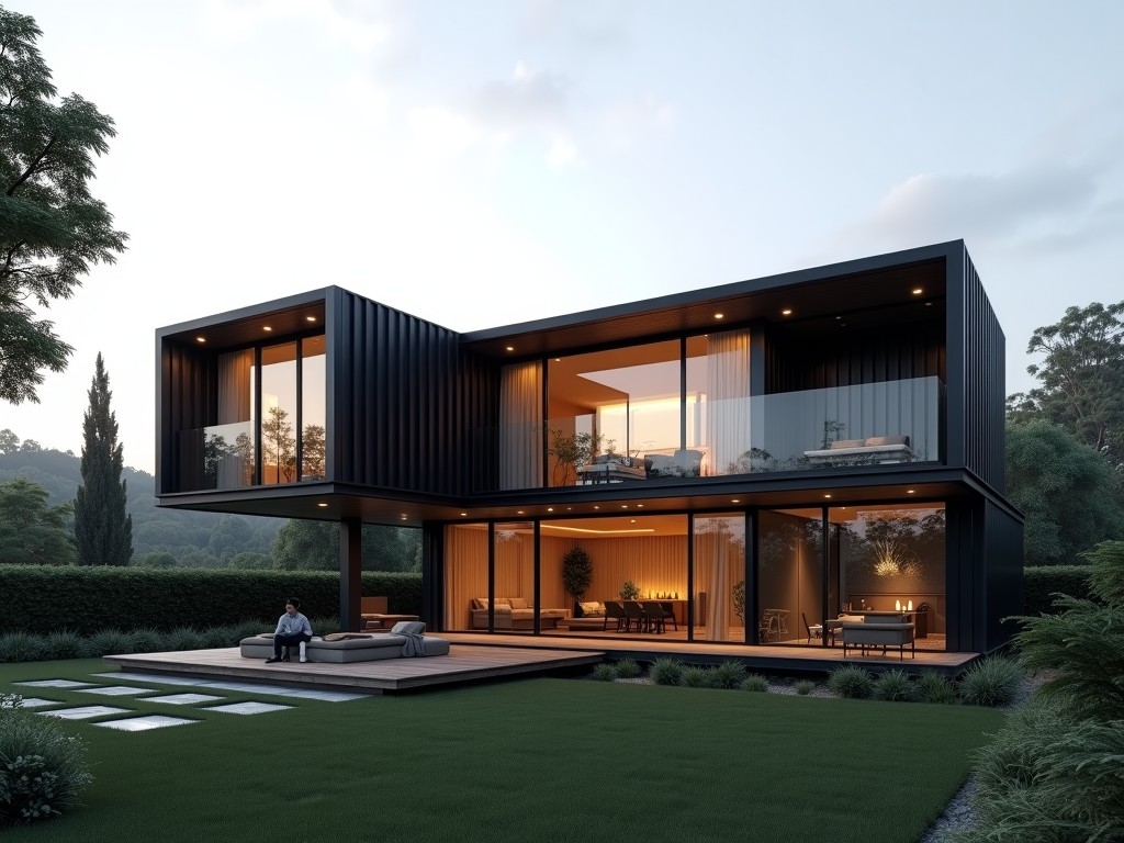China Luxury Light Steel Villa House