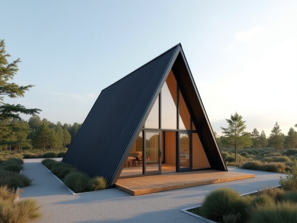 China Smart Prefab Triangle House