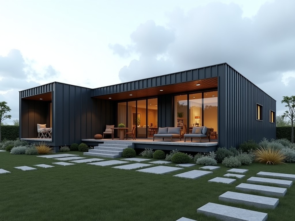custom light steel villa design and build