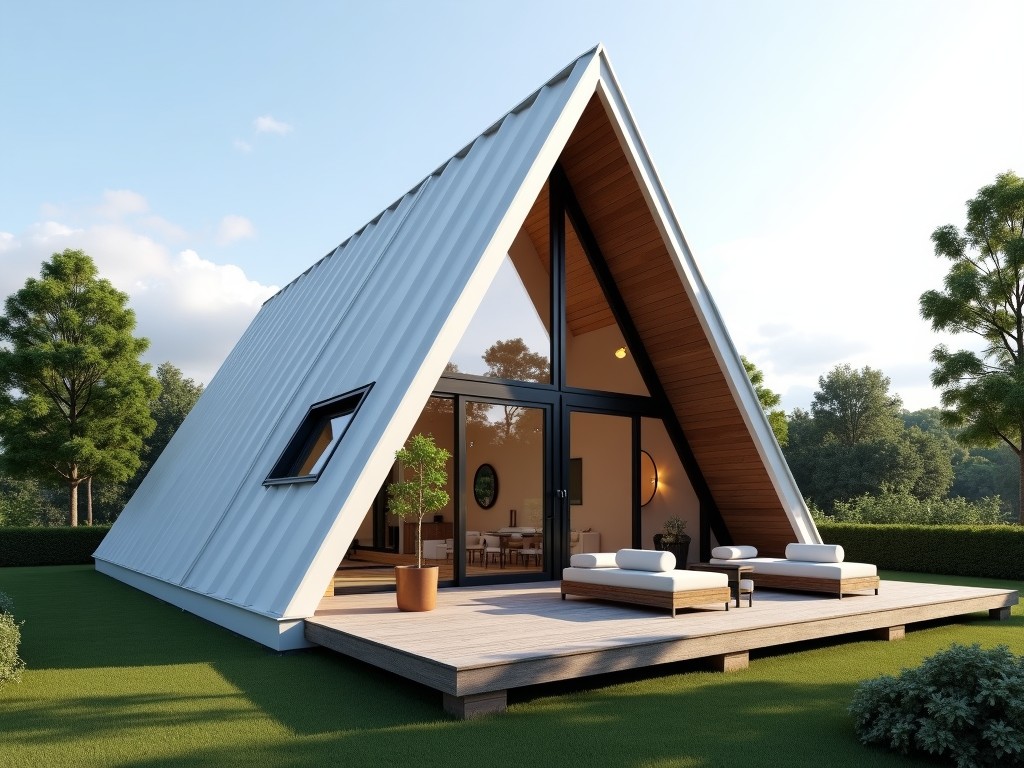 Oem Triangle House Construction Company