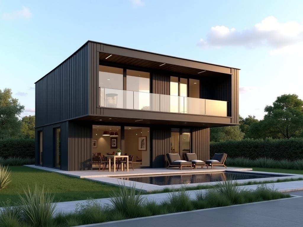 Steel Frame Villa House Top Factory