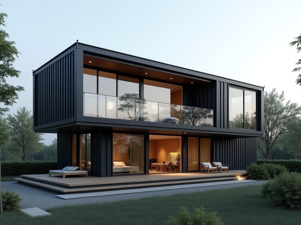 Steel Structure Frame Light Villa