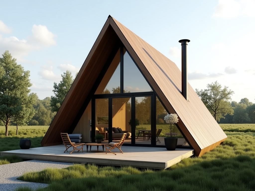 Sustainable Triangle House Design